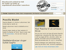 Tablet Screenshot of poecilia.org